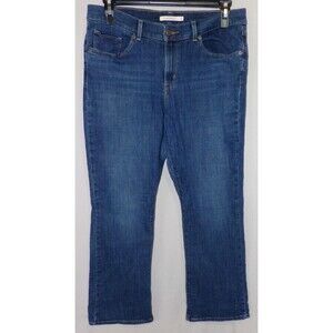 Levi's Women's Classic Bootcut Jeans Size 12 Blue Denim Stretchy 34x29